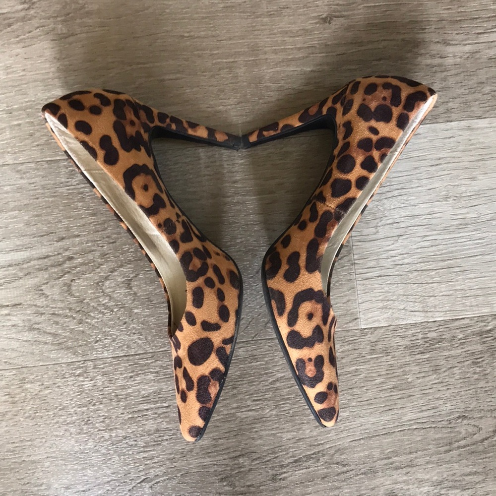 Leopard print heels